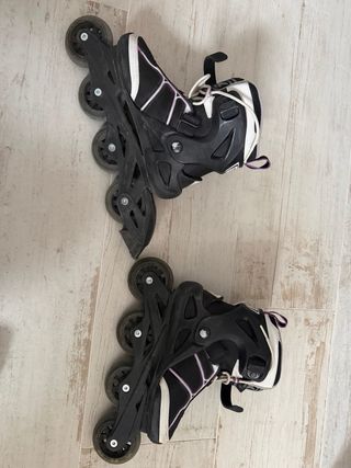 Patines en línea Rollerblade con protectores
