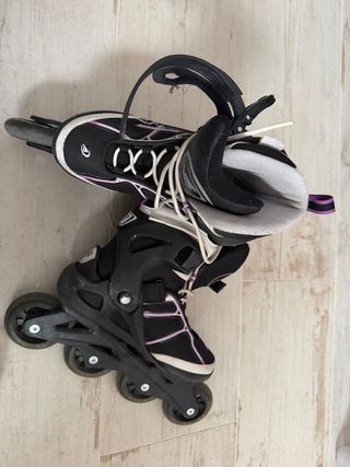 Patines en línea Rollerblade con protectores