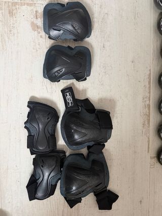 Patines en línea Rollerblade con protectores