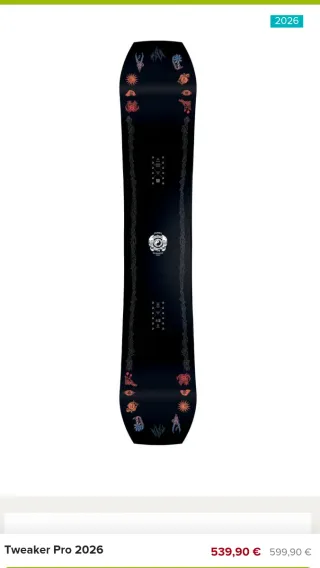 Tabla Snowboard Jones Tweaker Pro156
