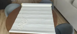 Estor Día y Noche Beige 90x250cm Leroy Merlin.