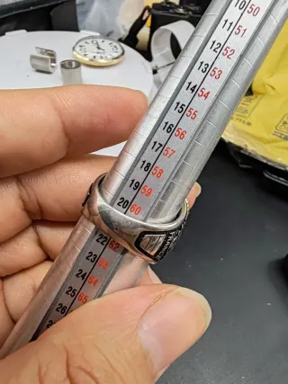 Anello Balenciaga College Vintage Nero Argento