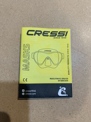 Máscara Buceo Cressi F1