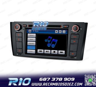 RADIO NAVEGADOR 7" BMW SERIE 1 E81 E82 E87 E88 04-11 USB GPS
