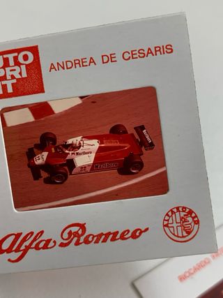 6 Diapositive F1 Auto Sprint anni ‘80