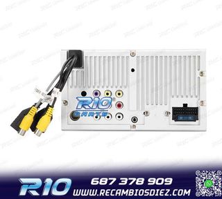 RADIO NAVEGADOR 2DIN 10" HD TÁCTIL BLUETOOTH USB SD