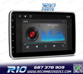 RADIO NAVEGADOR 2DIN 10" HD TÁCTIL BLUETOOTH USB SD