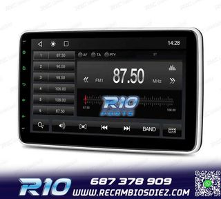 RADIO NAVEGADOR 2DIN 10" HD TÁCTIL BLUETOOTH USB SD