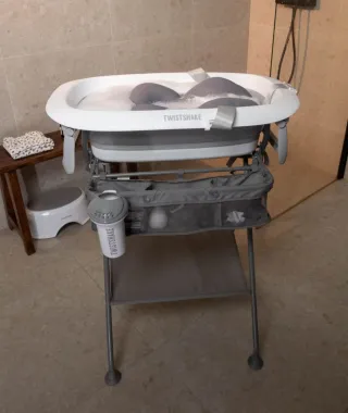 Bañera bebé plegable con soporte