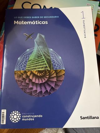 libro de texto de matemáticas 1º de bach