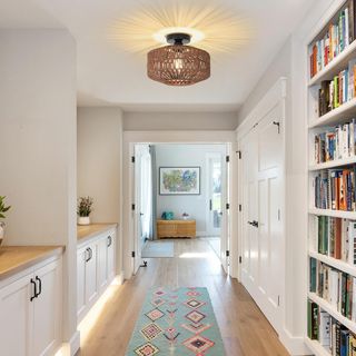 Lámpara Techo Ratán E27 30x22cm