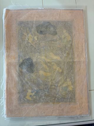 Pintura Decorativa Indo-Persa de Caza