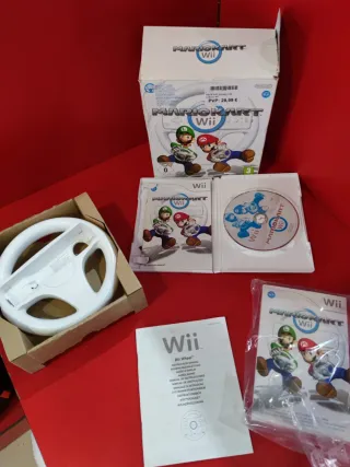 Mario Kart Wii + Volante Original Nintendo