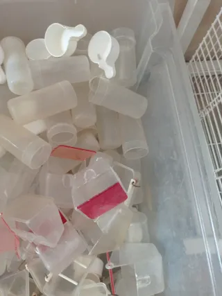 Bebederos comedores para jaulas