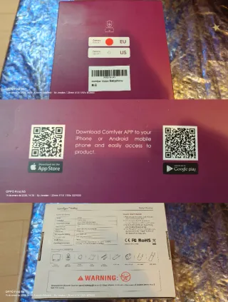 Vigilabebés Comfyer 5 1080P 2K WiFi