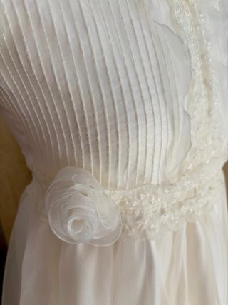 Vestido Comunión Rocío Blanco Roto