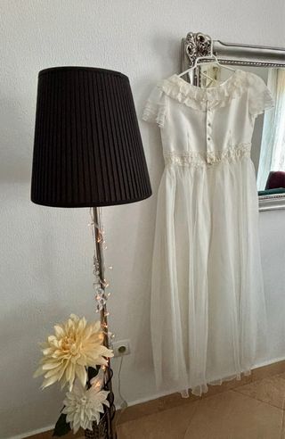 Vestido Comunión Rocío Blanco Roto
