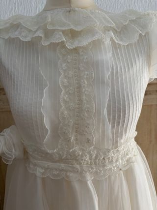 Vestido Comunión Rocío Blanco Roto