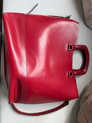 Bolso Maxi Massimo Dutti Rojo