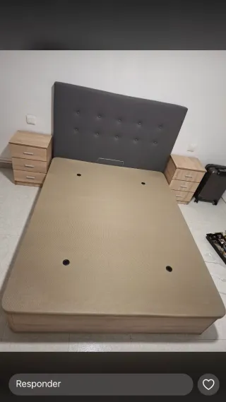 Canapé abatible gran capacidad colchónes camas