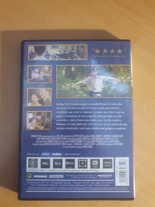 DVD El Niño con el Pijama de Rayas