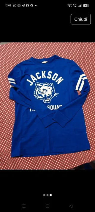 Maglietta Jackson Tigers Squad blu