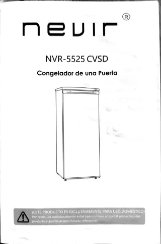 Congelador vertical Nevir NVR-5525CVSD