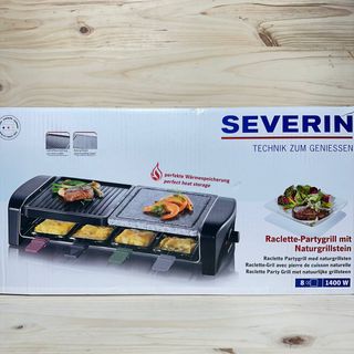 SEVERIN RG 9645 Grill Raclette 1400W Negro