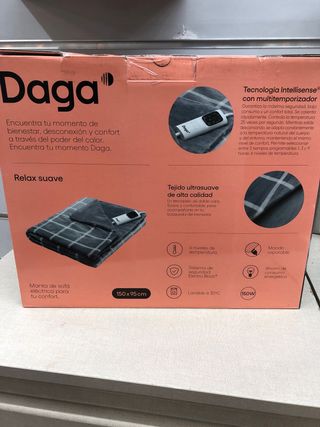 Manta eléctrica Daga 150x95cm