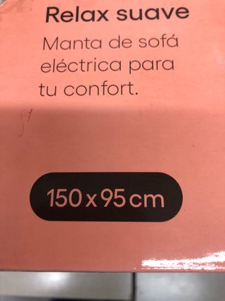 Manta eléctrica Daga 150x95cm