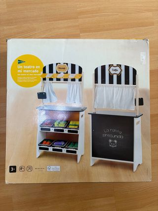 Teatro y mercado infantil 2 en 1