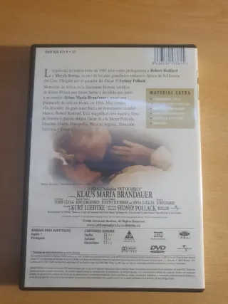 Memorias de África DVD