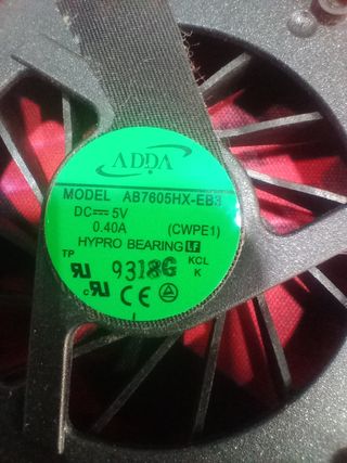 Ventilador CPU Packard Bell AB7605HX-EB3 3 pines