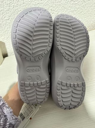 Crocs Lila Plataforma Talla 37