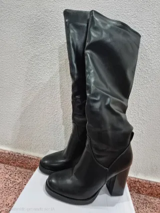 Botas altas negras