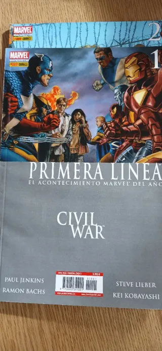 Comics Primera Linea Civil war