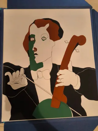 Carpeta serigrafías Alrededor de la Música