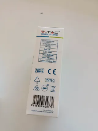 V-TAC Adaptador Fuente Alimentación LED 42W