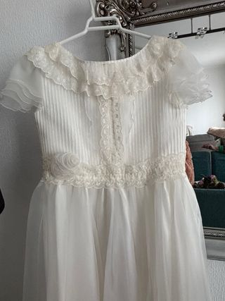 Vestido Comunión Carmen con Cancán