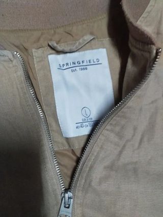 Chaqueta Bomber Springfield Beige