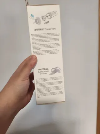 Biberón Twistshake Anti-Colic Rosa talla L