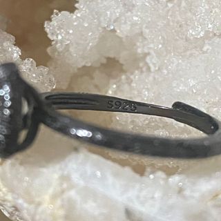 Anillo Plata Ópalo Blanco Natural