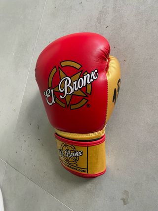 Guantes de Boxeo El Bronx Rojo y Dorado