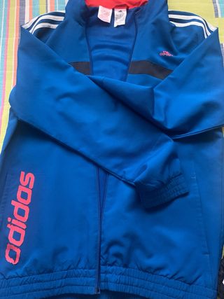 Chándal Adidas Azul y Negro Corte Recto