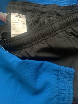 Chándal Adidas Azul y Negro Corte Recto