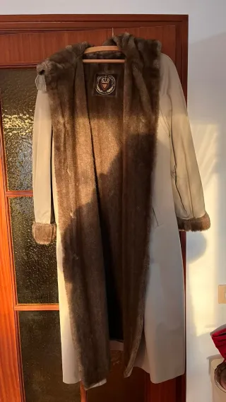 Gabardina Beige/Marrón Mujer