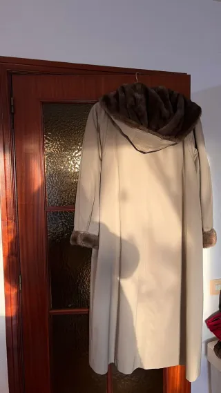 Gabardina Beige/Marrón Mujer