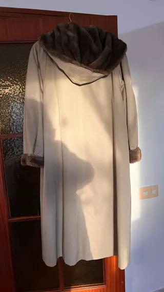 Gabardina Beige/Marrón Mujer