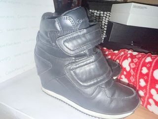 Zapatos plataforma Calvin Klein Jeans negros