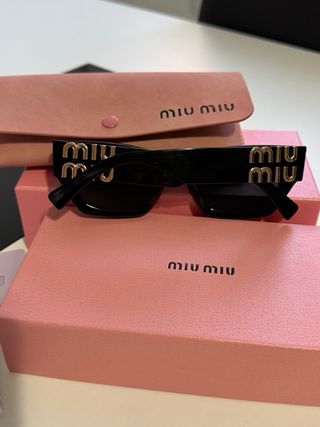 Gafas de Sol Miu Miu Negras